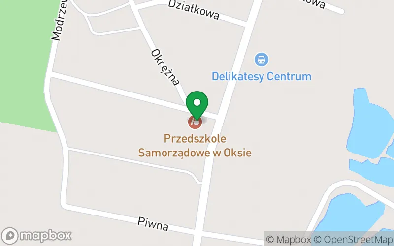 Lokalizacja: Przedszkole Samorządowe w Oksie