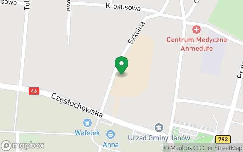 Lokalizacja: Przedszkole w Janowie