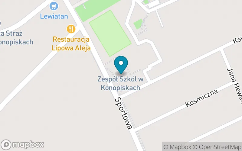 Lokalizacja: Szkoła Podstawowa im. Henryka Sienkiewicza w Konopiskach