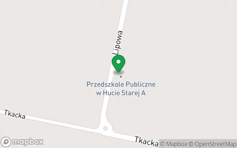 Lokalizacja: Przedszkole w Hucie Starej A