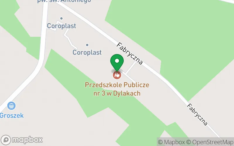 Lokalizacja: Przedszkole Publiczne nr 3 w Dylakach