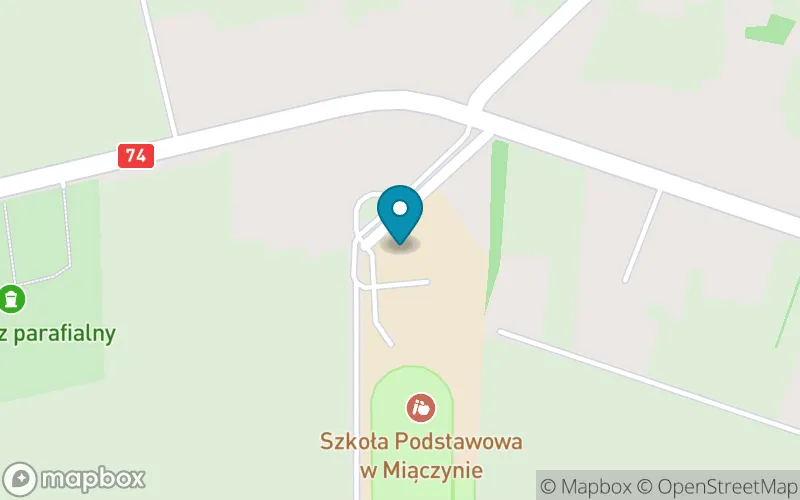 Lokalizacja: Szkoła Podstawowa w Miączynie
