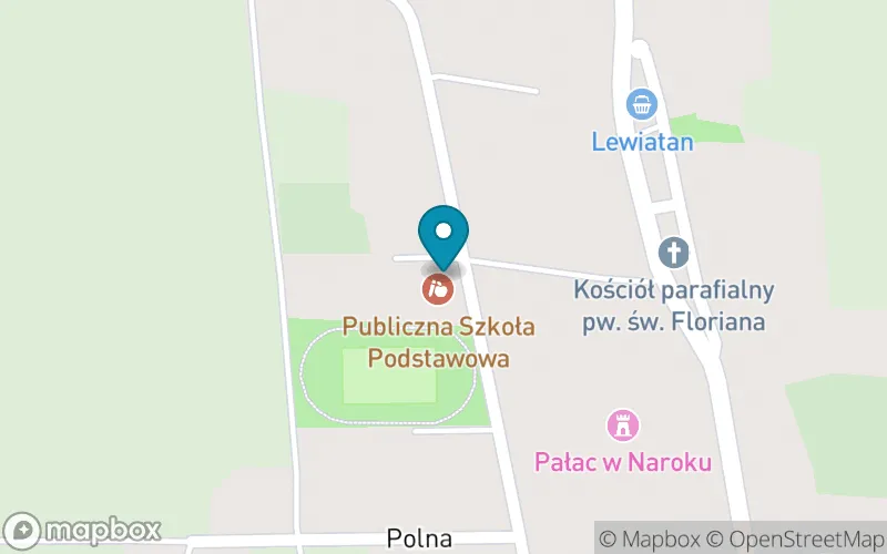 Lokalizacja: Publiczna Szkoła Podstawowa im. Jana Pawła II w Naroku