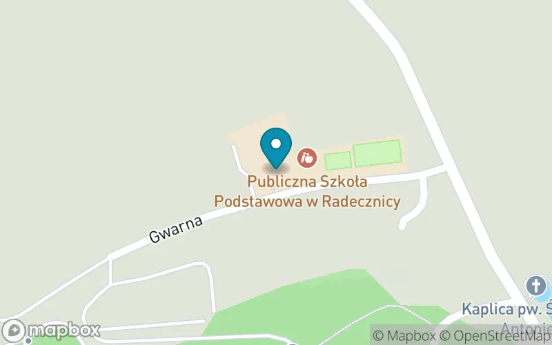Lokalizacja: Publiczna Szkoła Podstawowa im. Św. Antoniego z Padwy w Radecznicy