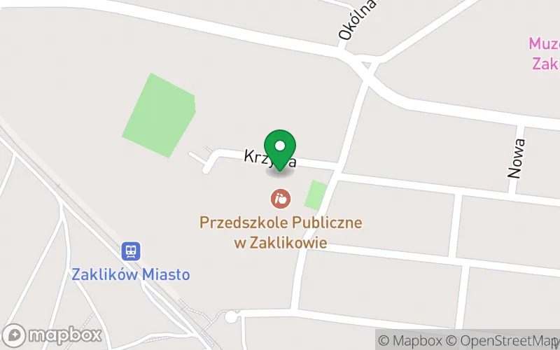 Lokalizacja: Publiczne Przedszkole w Zaklikowie