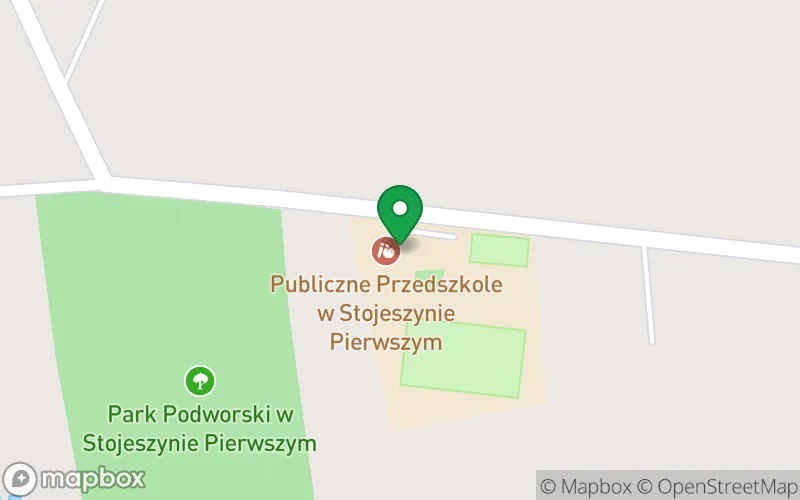 Lokalizacja: Publiczne Przedszkole w Stojeszynie Pierwszym