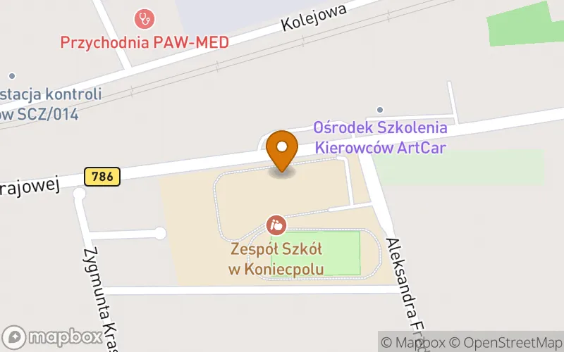 Lokalizacja: Zespół Szkół w Koniecpolu Szkoła Policealna w Koniecpolu
