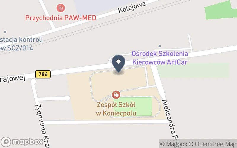 Lokalizacja: Zespół Szkół w Koniecpolu