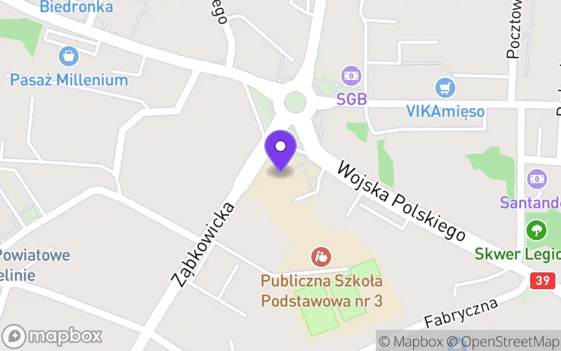 Lokalizacja: Liceum Ogólnokształcące dla Dorosłych Halmur w Strzelinie