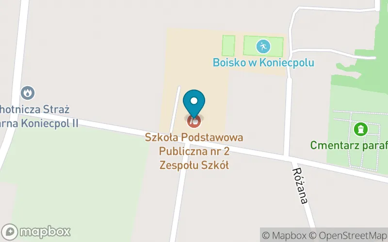 Lokalizacja: Szkoła Podstawowa nr 2 im. Józefa Piłsudskiegow Koniecpolu