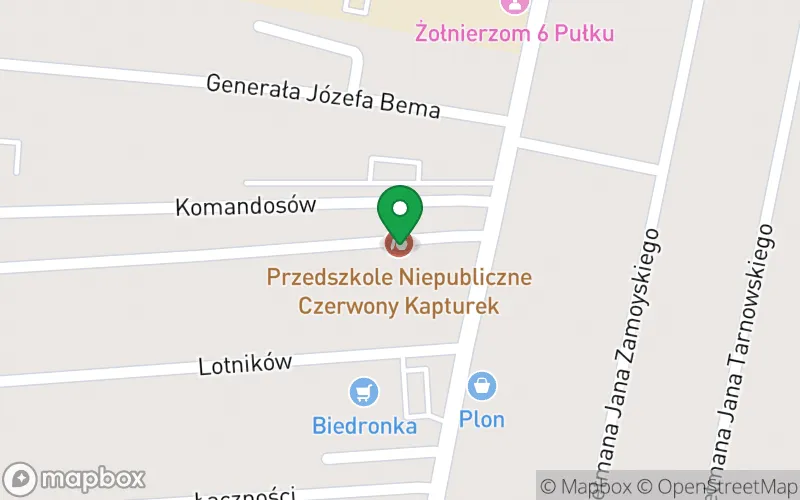 Lokalizacja: Przedszkole Niepubliczne Czerwony Kapturek