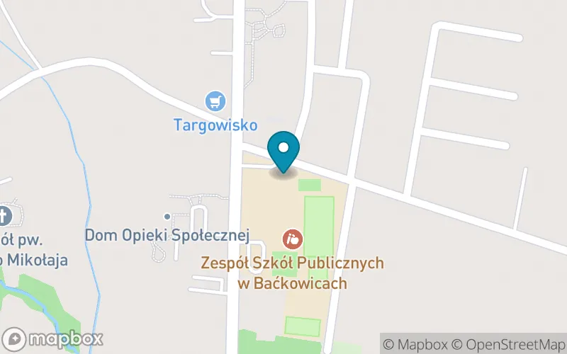 Lokalizacja: Publiczna Szkoła Podstawowa w Baćkowicach