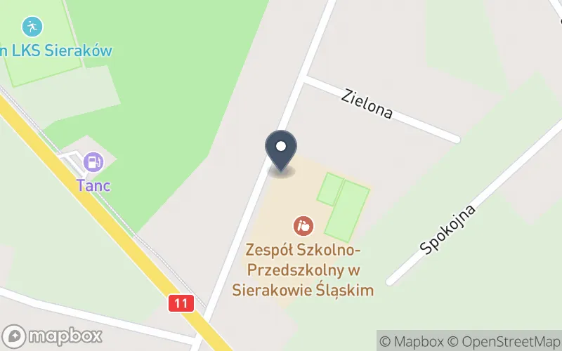 Lokalizacja: Zespół Szkolno-Przedszkolny w Sierakowie Śląskim