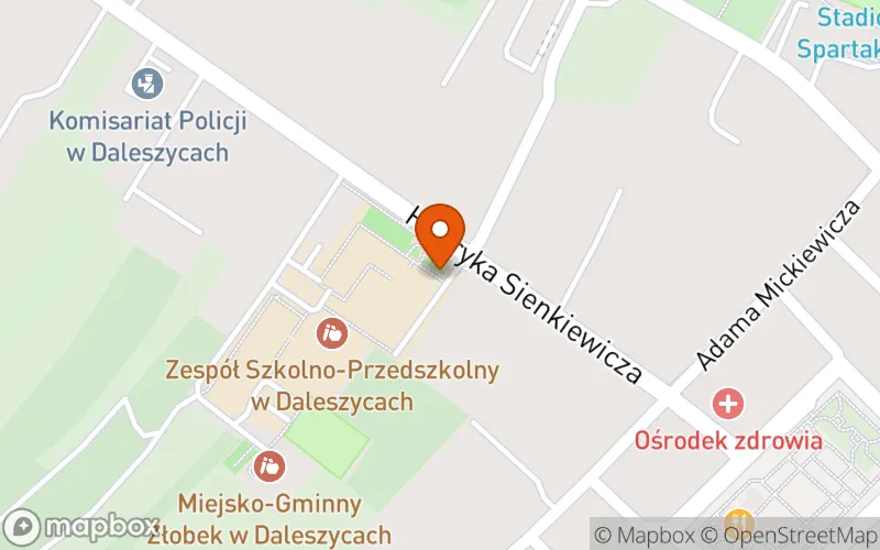 Lokalizacja: Miejsko-Gminny Żłobek w Daleszycach