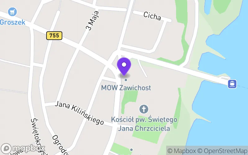 Lokalizacja: Liceum Ogólnokształcące Specjalne w Zawichoście