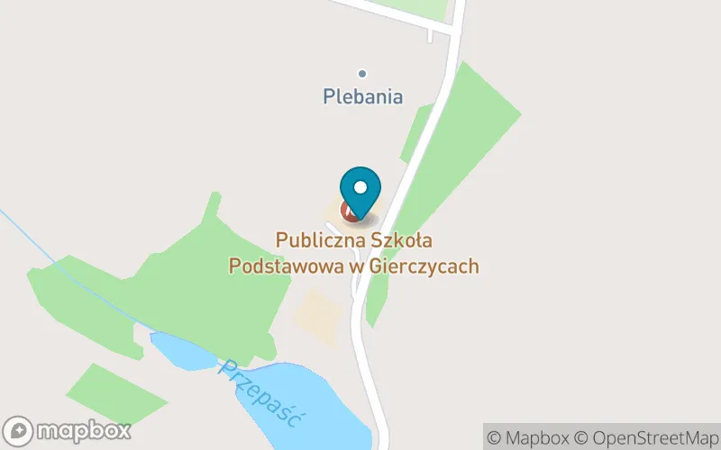 Lokalizacja: Publiczna Szkoła Podstawowa im. Ofiar Katynia w Gierczycach