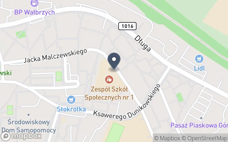 Lokalizacja: Zespół Szkół Społecznych nr 1 w Wałbrzychu
