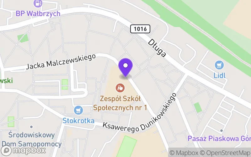 Lokalizacja: Społeczne Liceum Ogólnokształcące w Wałbrzychu