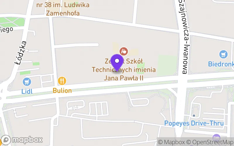 Lokalizacja: Branżowa Szkoła I Stopnia nr 10 im. Jana Pawła II