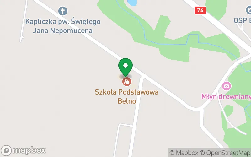 Lokalizacja: Punkt Przedszkolny w Szkole Podstawowej w Belnie