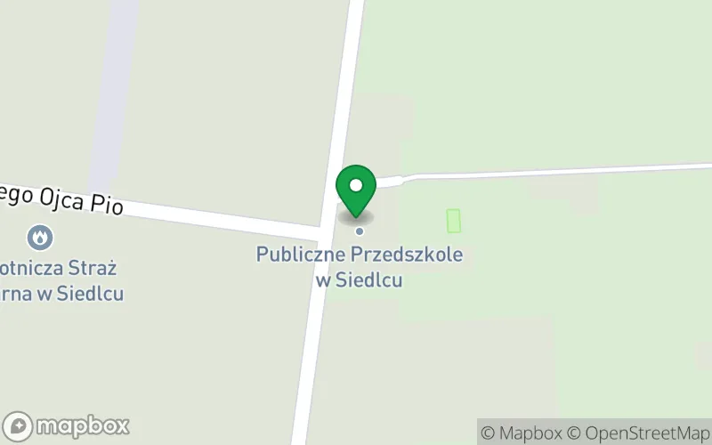 Lokalizacja: Publiczne Przedszkole w Siedlcu