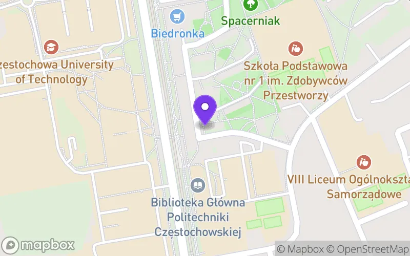 Lokalizacja: II Liceum Ogólnokształcące dla Dorosłych "Żak"