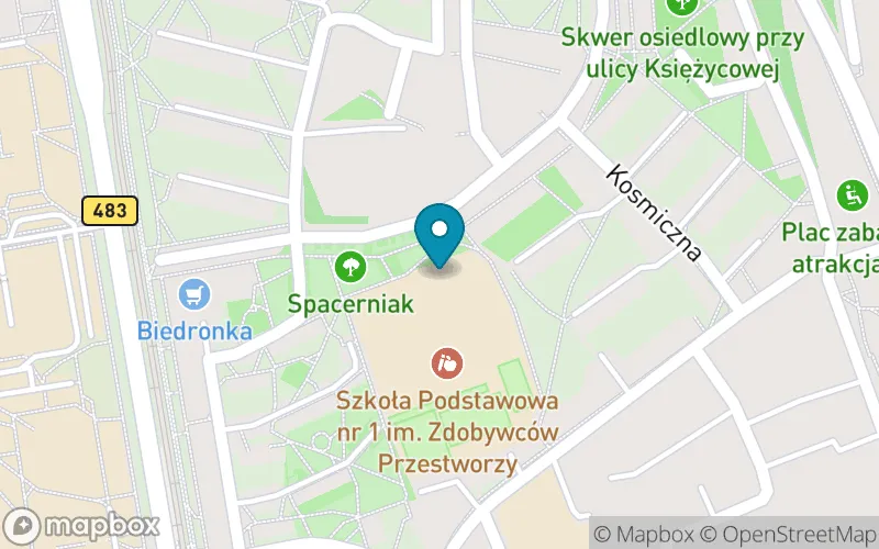 Lokalizacja: Szkoła Podstawowa nr 1 im. Zdobywców Przestworzy