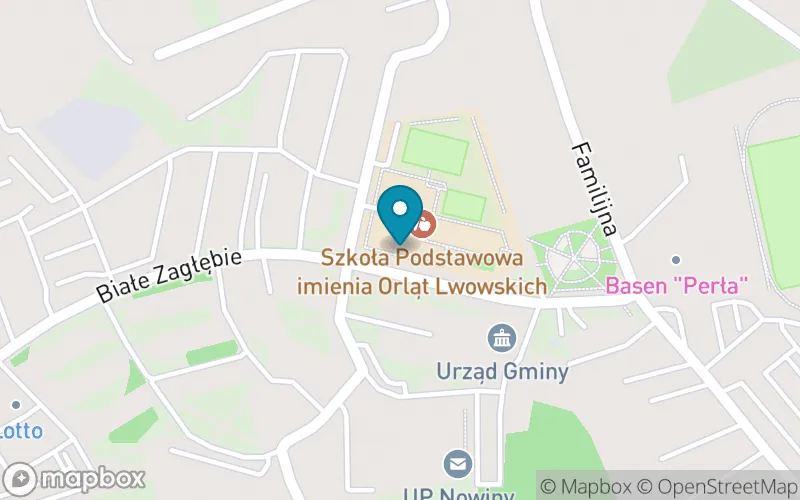 Lokalizacja: Szkoła Podstawowa im. Orląt Lwowskich w Nowinach