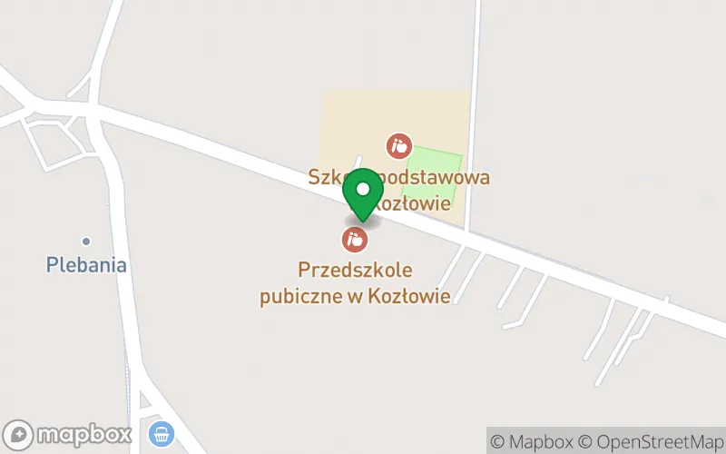 Lokalizacja: Przedszkole Publiczne w Kozłowie