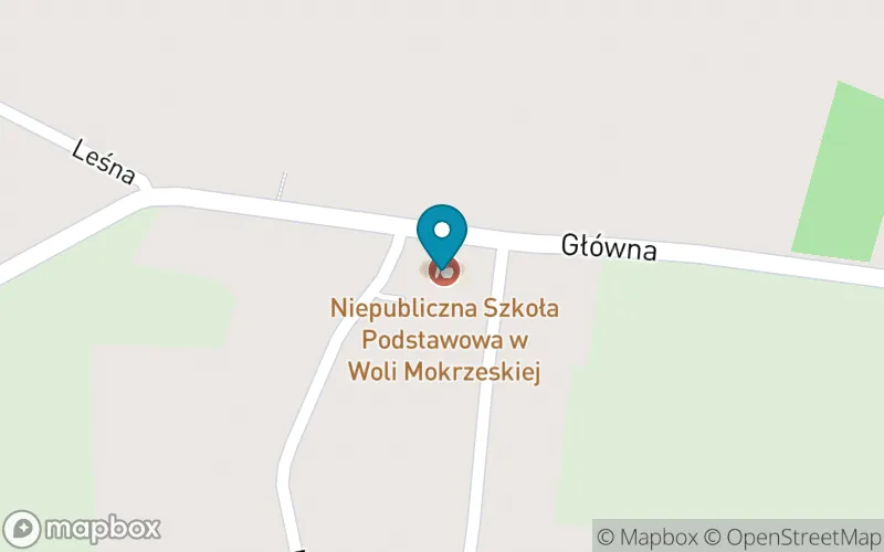 Lokalizacja: Niepubliczna Szkoła Podstawowa w Woli Mokrzeskiej