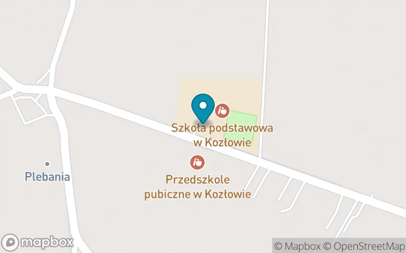 Lokalizacja: Szkoła Podstawowa w Kozłowie