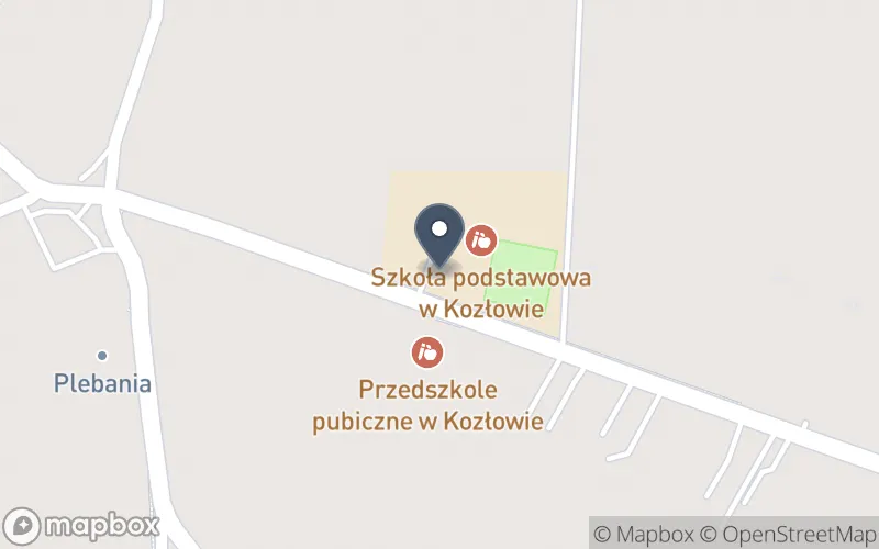 Lokalizacja: Zespół Placówek Oświatowych w Kozłowie