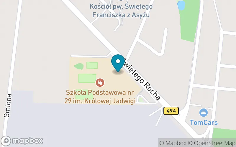 Lokalizacja: Szkoła Podstawowa nr 29 im. Królowej Jadwigi