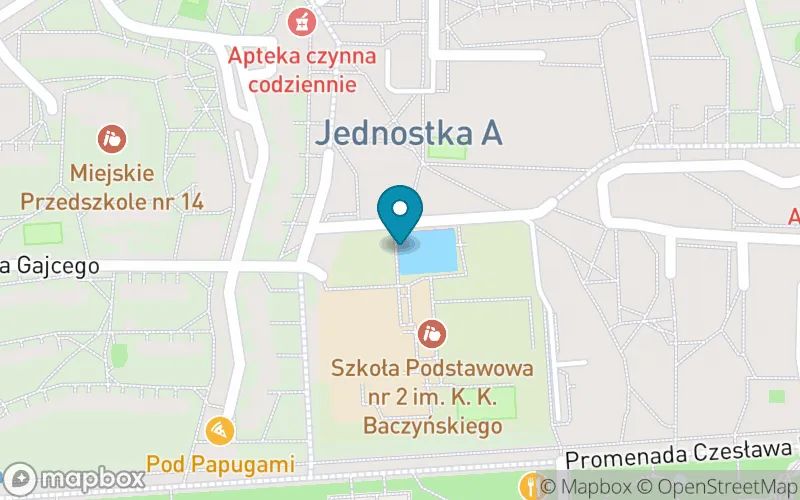 Lokalizacja: Szkoła Podstawowa nr 2 im. Krzysztofa Kamila Baczyńskiego