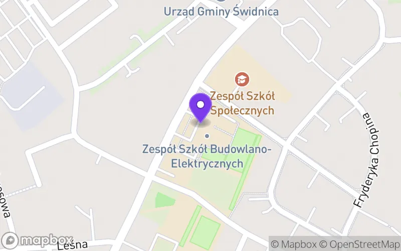 Lokalizacja: Branżowa Szkoła I Stopnia nr 2 w Świdnicy