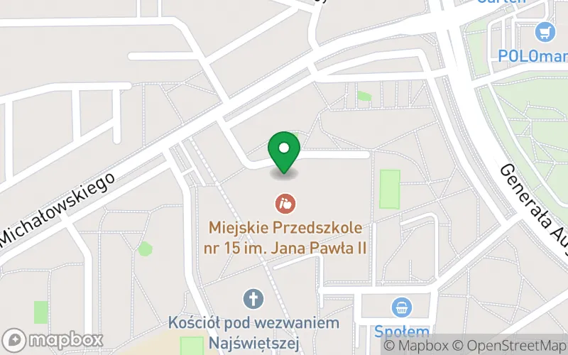 Lokalizacja: Miejskie Przedszkole nr 15 im. Jana Pawła II