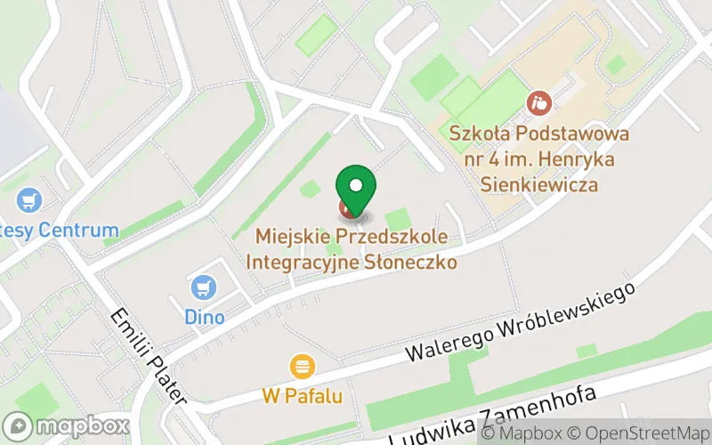 Lokalizacja: Miejskie Przedszkole Integracyjne nr 16 "Słoneczko" w Świdnicy
