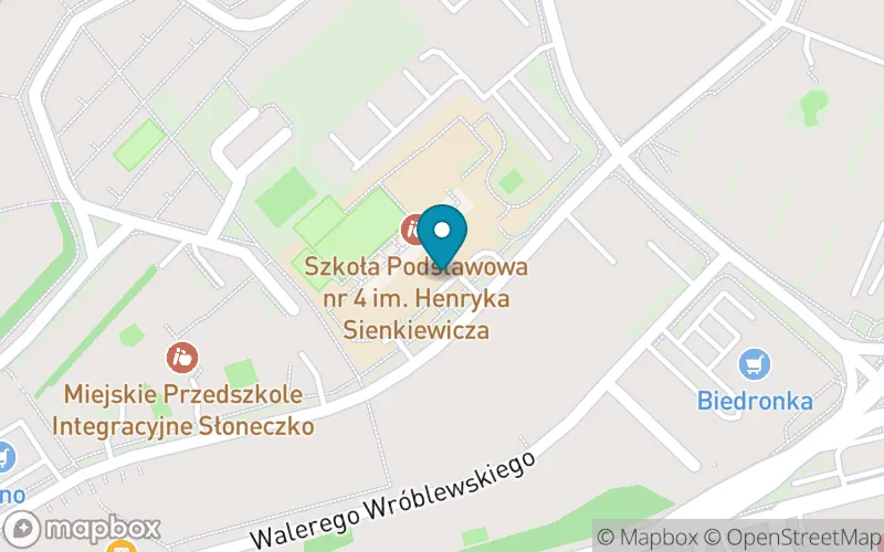 Lokalizacja: Szkoła Podstawowa nr 4 im. Henryka Sienkiewicza w Świdnicy