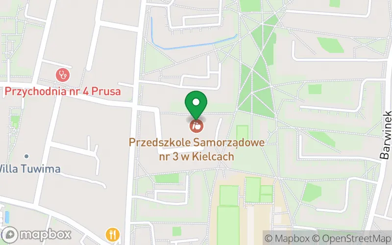 Lokalizacja: Przedszkole Samorządowe nr 3 im. Robinsona Crusoe w Kielcach