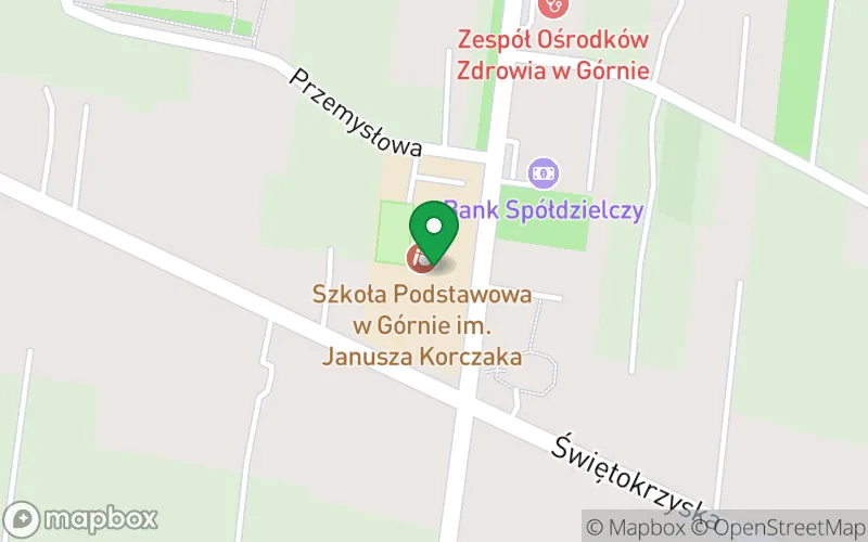 Lokalizacja: Punkt Przedszkolny przy Szkole Podstawowej w Górnie
