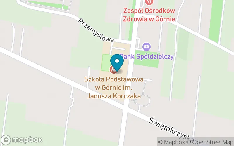 Lokalizacja: Szkoła Podstawowa im. Janusza Korczaka w Górnie