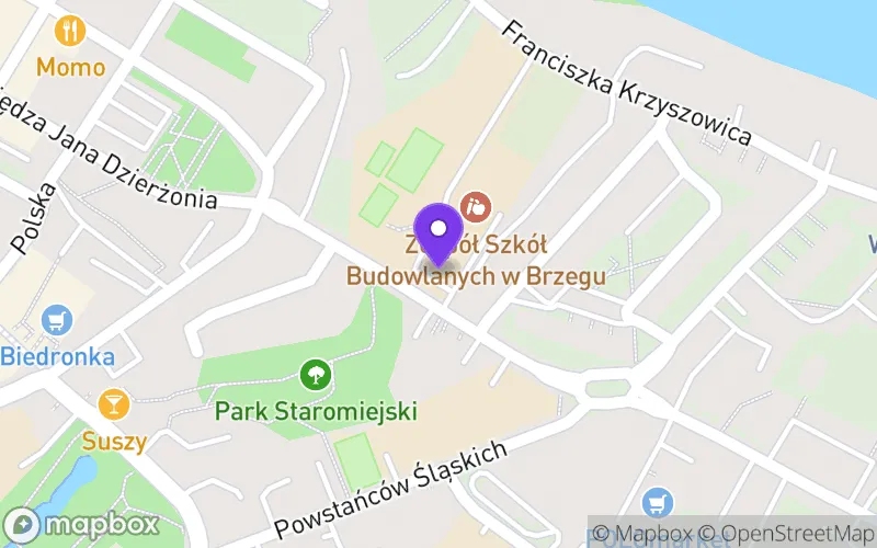 Lokalizacja: Branżowa Szkoła I Stopnia nr 3 w Brzegu