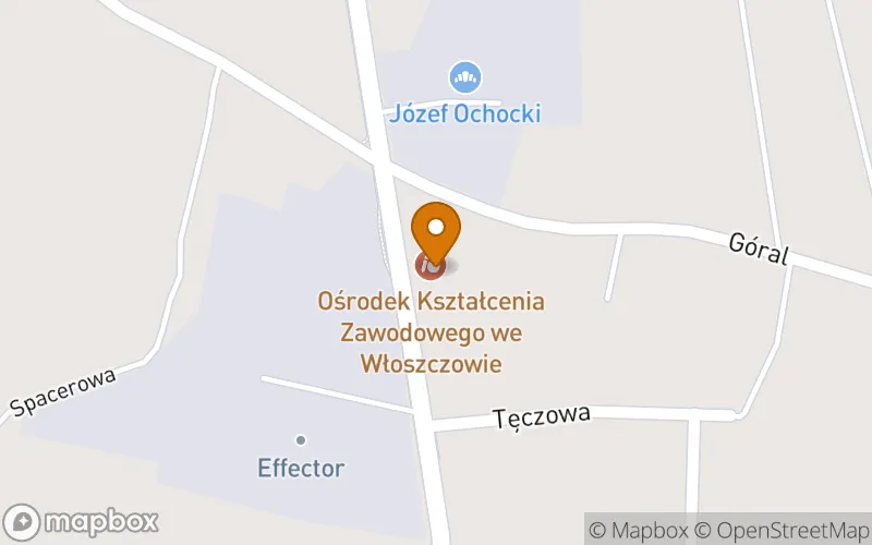 Lokalizacja: Niepubliczna Szkoła Policealna we Włoszczowie Zakładu Doskonalenia Zawodowego w Kielcach