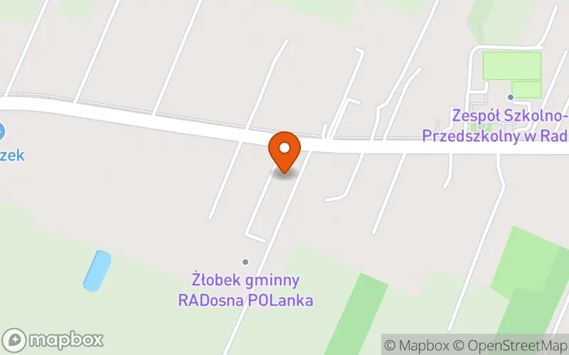 Lokalizacja: Żłobek Gminny "RADosna POLanka Marii Skłodowskiej-Curie" w Radlinie