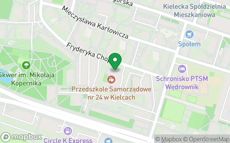 Lokalizacja: Przedszkole Samorządowe nr 24 w Kielcach