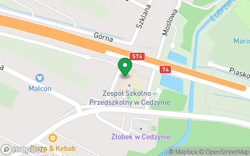 Lokalizacja: Gminne Przedszkole w Cedzynie