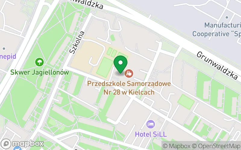 Lokalizacja: Przedszkole Samorządowe nr 28 im. Czesława Janczarskiego w Kielcach