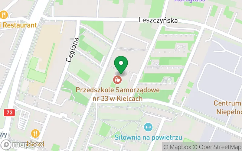 Lokalizacja: Przedszkole Samorządowe nr 33 w Kielcach