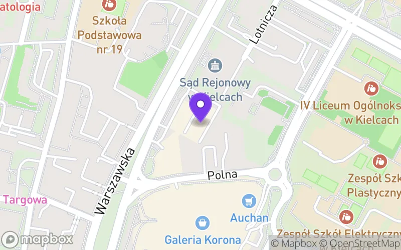 Lokalizacja: Rzemieślnicza Szkoła Branżowa II Stopnia w Kielcach