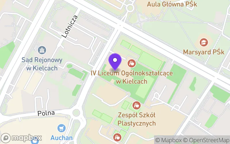 Lokalizacja: IV Liceum Ogólnokształcące w Kielcach